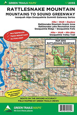 Rattlesnake Mountain, WA No. 205S (Green Trails Maps)