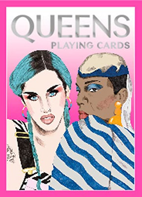 Laurence King Publishing Queens (Drag Queen Playing Cards): A Celebration of Iconic Contemporary Drag Queens, Multicolor