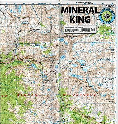 Mineral King Hiking Map