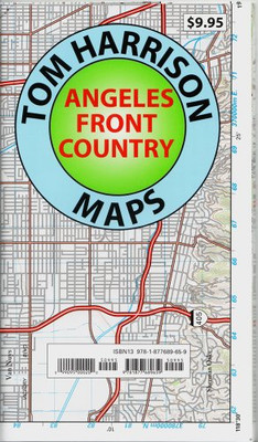 Trail Map Angeles Front Country (Tom Harrison Maps)