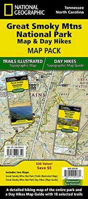 Great Smoky Mountains National Park Map & Day Hikes [Map Pack Bundle] (National Geographic Trails Illustrated Map)