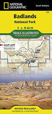 Badlands National Park: South Dakota, USA Outdoor Recreation Map (National Geographic Maps: Trails I