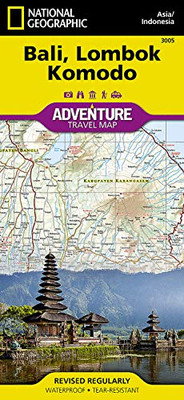 Bali, Lombok, and Komodo [Indonesia] (National Geographic Adventure Map, 3005)