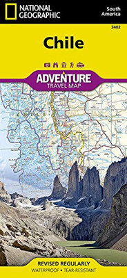 Chile (National Geographic Adventure Map, 3402)