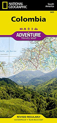 Colombia (National Geographic Adventure Map, 3405)