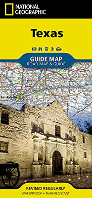 Texas (National Geographic Guide Map)