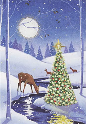Tranquil Stream Small Boxed Holiday Cards (20 cards, 21 self-sealing envelopes)