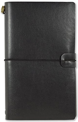 Voyager Refillable Notebook - Black (Traveler's Journal, Planner, Notebook)