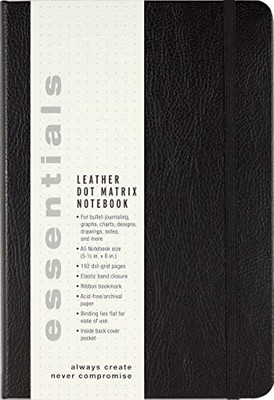 Essentials Dot Matrix Leather Notebook