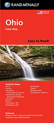 Rand McNally Easy To Read Folded Map: Ohio State Map
