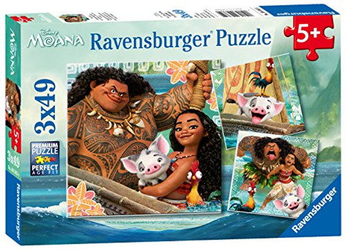Ravensburger Disney Moana Born To Voyage 49 Piece Jigsaw Puzzle for Kids  Every Piece is Unique, Pieces Fit Together Perfectly