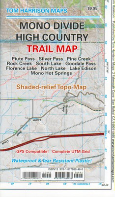 Mono Divide High Country (Tom Harrison Maps)