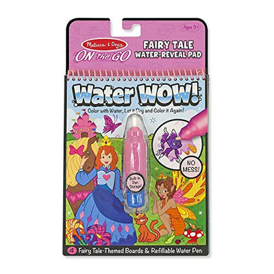 Melissa & Doug On the Go Water Wow! Reusable Water-Reveal Activity Pad - Fairy Tale