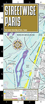 Streetwise Paris Map - Laminated City Center Street Map of Paris, France (Michelin Streetwise Maps)