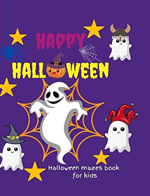 Halloween Mazes Book For Kids