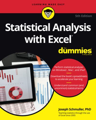 Statistical Analysis With Excel For Dummies