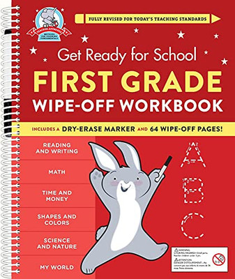 Get Ready For School: First Grade Wipe Off Workbook