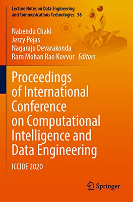 Proceedings Of International Conference On Computational Intelligence And Data Engineering : Iccide 2020