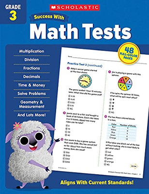 Scholastic Success With Math Tests Grade 3