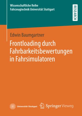 Frontloading Durch Fahrbarkeitsbewertungen In Fahrsimulatoren