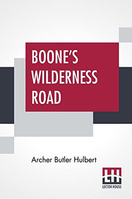 Boone'S Wilderness Road - 9789354208041