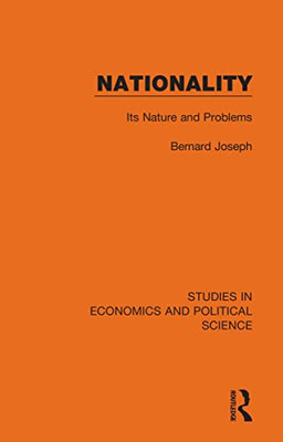 Nationality : Its Nature And Problems