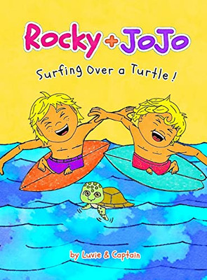 Rocky + Jojo : Surfing Over A Turtle