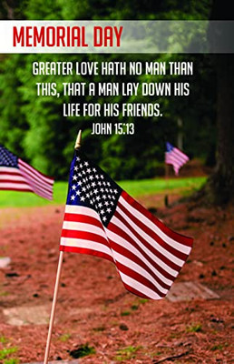 Greater Love Bulletin (Pkg 100) Memorial Day