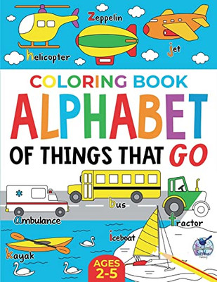 Coloring Book Alphabet Of Things That Go