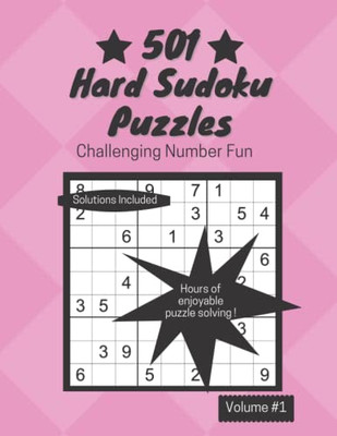 501 Hard Sudoku Puzzles: Challenging Number Fun