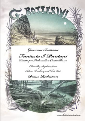 Fantasia I Puritani Duetto For Double Bass And Cello - Piano Reduction