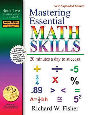 Mastering Essential Math Skills: 20 Minutes a Day to Success, Book 2: Middle Grades/High School