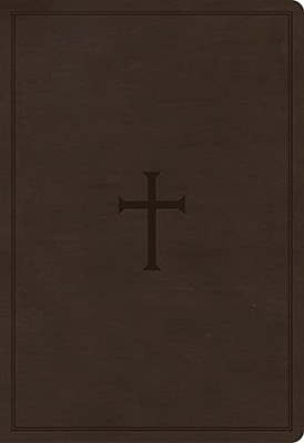 Csb Super Giant Print Reference Bible, Brown Leathertouch, Value Edition