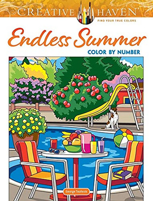 Creative Haven Endless Summer Color By Number (Creative Haven Coloring Books)