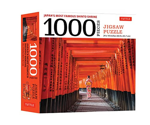 Japan'S Most Famous Shinto Shrine - 1000 Piece Jigsaw Puzzle: Fushimi Inari Shrine In Kyoto: Finished Size 24 X 18 Inches (61 X 46 Cm)