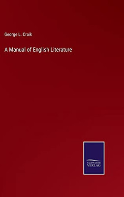 A Manual Of English Literature - 9783752566277