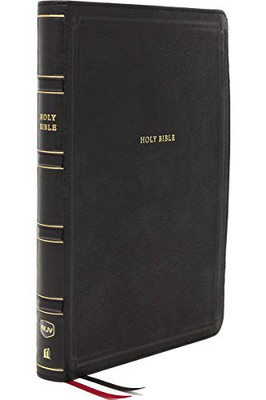 Nkjv, Deluxe End-Of-Verse Reference Bible, Personal Size Large Print, Leathersoft, Black, Red Letter, Comfort Print: Holy Bible, New King James Version