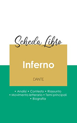 Scheda Libro Inferno Nella Divina Commedia Di Dante (Analisi Letteraria Di Riferimento E Riassunto Completo) (Italian Edition)