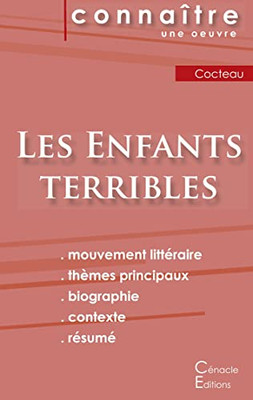 Fiche De Lecture Les Enfants Terribles De Jean Cocteau (Analyse Littéraire De Référence Et Résumé Complet) (French Edition)