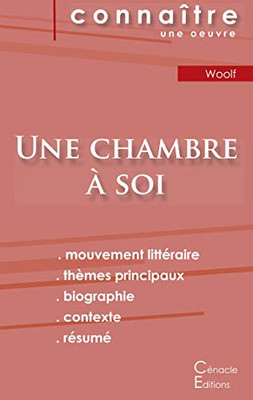 Fiche De Lecture Une Chambre À Soi De Virginia Woolf (Analyse Littéraire De Référence Et Résumé Complet) (French Edition)