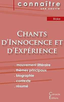 Fiche De Lecture Chants D'Innocence Et D'Expérience (Analyse Littéraire De Référence Et Résumé Complet) (French Edition)