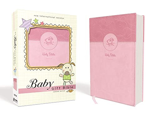 Niv, Baby Gift Bible, Holy Bible, Leathersoft, Pink, Red Letter, Comfort Print: Keepsake Edition