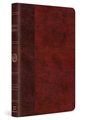 Esv Large Print Thinline Bible (Trutone, Burgundy/Red, Timeless Design)