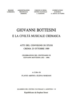 Giovanni Bottesini E La Civiltà Musicale Cremasca (Italian Edition)