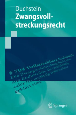 Zwangsvollstreckungsrecht (Springer-Lehrbuch) (German Edition)