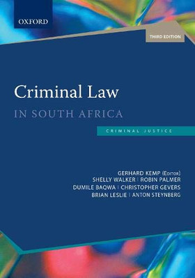 Criminal Law In South Africa (Criminal Justice)