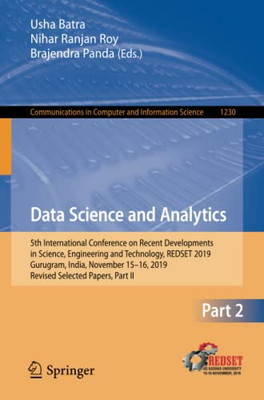Data Science And Analytics (Communications In Computer And Information Science)