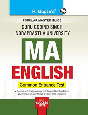 Ggsipu: Ma English (Cet) Exam Guide