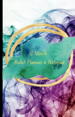 12 Month Bullet Planner And Notepad