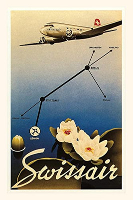 Vintage Journal Airline Travel Poster